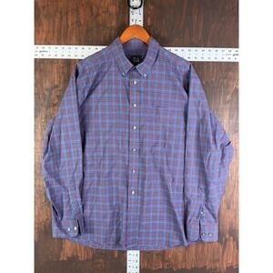 Jos A Bank Travelers Collection Long Sleeve Dress Shirts Men XL 17.5-34 LOT OF 7